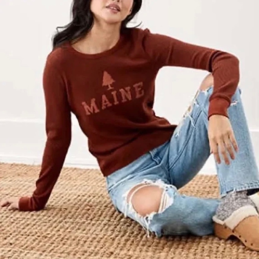 American eagle brown top